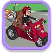 Getaway Granny - Multiplayer Angry Racing Gran Skateboard Run